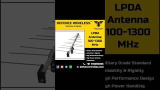 Defence Wireless  LPDA Log Periodic Dipole Antenna 1001300 MHz Military Grade UHF VHF Antenna [upl. by Jedlicka]