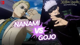 Nanami vs Gojo  Jujutsu Kaisen Cursed Clash [upl. by Ahsein]