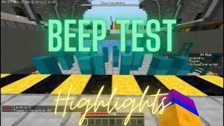 Minecraft Beep Test Minr [upl. by Aehtla]