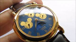 Lorus Disney Mickey Mouse Moonphase Watch V33F6C40 RO [upl. by Anitnahs312]