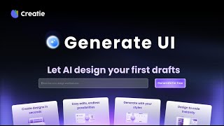 Announcing Generate UI Let AI design your first drafts [upl. by Hartzell86]