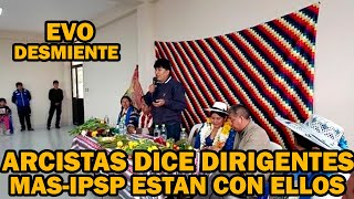 EVO MORALES DIO MENSAJE EN TALLER DE FORMACIÓN POLITICA EN SUBCENTRAL CHULLIMARCA [upl. by Dragelin]