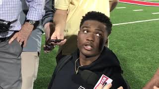 Dwayne Haskins meets the media 92518 [upl. by Milstone]