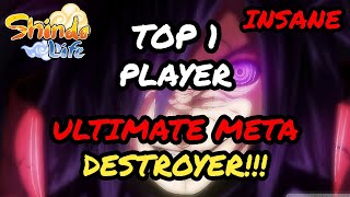 META DESTROYER  Shindo Life PVP 20 Top 1 Shinobi [upl. by Nibaj]