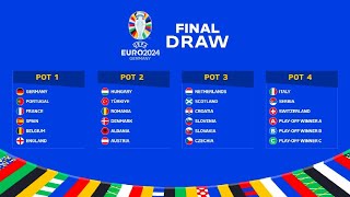 Euro 2024 Draw Viewing 🔴Live🔴 [upl. by Konstantin]