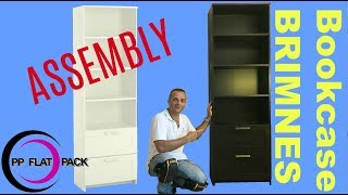 IKEA BRIMNES Bookcase Assembly [upl. by Johannes856]