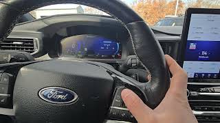 2023 ford Explorer oil light reset [upl. by Attej]