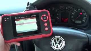 How i Reset VW Golf Airbag Dash Light With Launch CRP123 VII Fault Code 01218 [upl. by Lucho]