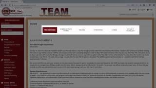 GEMCOR Inc TEAM Web Application  System Overiew [upl. by Davey597]