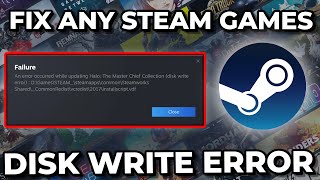 How To Fix Steam Disk Write Error Latest Fix [upl. by Anivid]