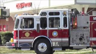 Village of Mamaroneck Fire Department Engine 41 Watch in HD [upl. by Ahsinej194]