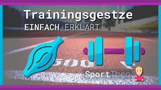 Trainingsgesetze einfach erklärt  Sporttheode [upl. by Asilram]