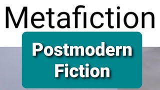 Metafiction postmodernism criticalthinking theory jaydeepchakrabarty englishliterature [upl. by Nesahc]