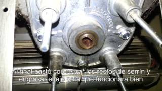 Dentro del tornillo sinfín de la estufa de pellets Reparando ruídos excesivos [upl. by Blasien764]