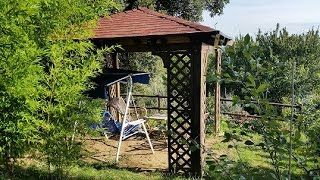 Come montare un gazebo in legno con grigliati e te [upl. by Dnalerb]