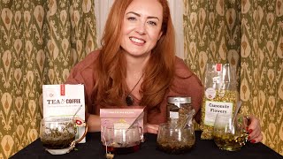 Tea to Make You Sleepy 🌟 ASMR 🌟 Tasting Counter Leaves Flowers Pouring Bubbles [upl. by Alletniuq44]