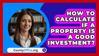 How To Calculate If A Property Is A Good Investment  CountyOfficeorg [upl. by Meingoldas121]