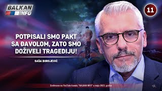 INTERVJU Saša Borojević  Potpisali smo pakt sa đavolom zato smo doživeli tragediju 2852023 [upl. by Iliam]