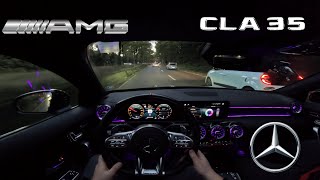 Mercedes CLA 35 AMG  Ein echter AMG   POV Test Drive [upl. by Ayiram]