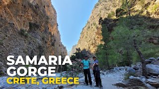 Trekking through the Samaria Gorge in Crete [upl. by Aikar]