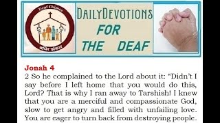 DAILY DEVOTIONS OCT 28 ASL BIBLE EDUCATION religion biblestudy signlanguage deaf  ASL [upl. by Fishbein531]