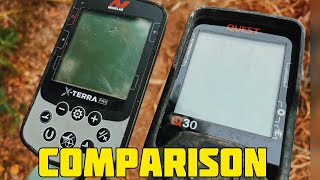 Quest Q30 vs Minelab XTerra Pro  A comparison [upl. by Woo710]