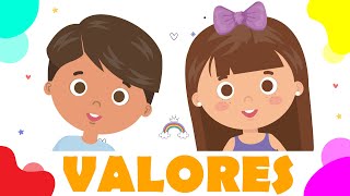 LOS VALORES para niños ¿QUÉ SON ¿CUÁLES SON 5 ejemplos  💥 Resumen [upl. by Tsepmet]