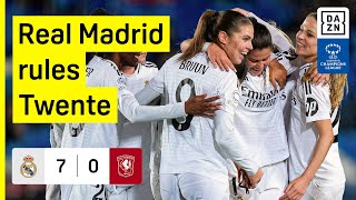 HIGHLIGHTS  Real Madrid CF vs FC Twente  UEFA Womens Champions League 2425 [upl. by Lemart774]