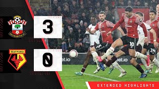 EXTENDED HIGHLIGHTS Southampton 30 Watford  FA Cup [upl. by Itteb]