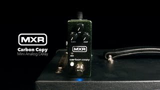 MXR Carbon Copy Mini Analog Delay  Gear4music demo [upl. by Allesiram]