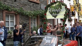 Grosser WinzerFestzug 2018  Weinfest der Mittelmosel [upl. by Trudnak]