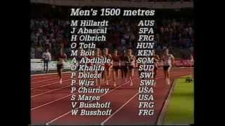 Sydney Maree  32977 1500m ASV Weltklasse Cologne 1985 [upl. by Paapanen168]