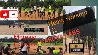 Morning exercises 🏃 CARDIO  ABS କଡା ପରିଶ୍ରମ 🤪 5 minutes only shortvideo shortsfeed exercise [upl. by Criswell905]