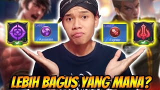 Chou Emblem Assassin Atau Emblem Fighter  Mana Yang Paling Bagus  Mobile Legends [upl. by Pieter248]