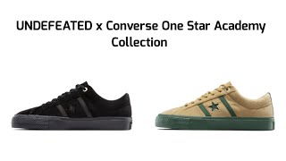 Undefeated x Converse One Star Academy Collection [upl. by Balbur]