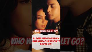 KATHRYN BERNARDO AND ALDEN RICHARDS BURNING QUESTION aldenrichards kathbernardo shorts [upl. by Gentilis832]