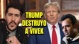 Trump ACABO CON LA CARRERA de Vivek Ramaswamy por DESLEAL [upl. by Veats]