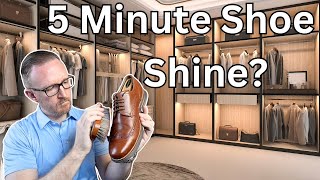 Super Easy 5 MINUTE Shoe Shine [upl. by Rowan623]