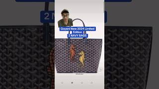 2024 New Goyard Navy Limited Edition Sea Collection Bags  Anjou amp BelharraOctober 1 2024 [upl. by Kyte]