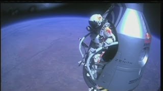 euronews science  Felix Baumgartner devient le Premier homme à franchir le mur du son en chute libre [upl. by Lavella]