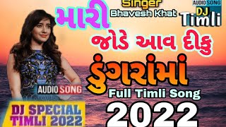 Mari Jode Aav Diku Dungrama Superhit Virral Mp3 Timli 2022  Bhavesh khat New Timli 2022 [upl. by Kaufmann566]