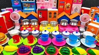 5 Minutes Satisfying with Unboxing Hello Kitty Tiny Kitchen Set  My Dream House kitchen set ASMR [upl. by Lemert311]