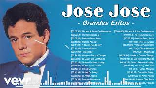 JOSE JOSE SUS MEJORES ÉXITOS  LAS GRANDES CANCIONES DE JOSE JOSE 70s 80s Vol 2 [upl. by Googins]