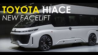 Toyota Hiace New Facelift Concept Car AI Design [upl. by Dnalra267]