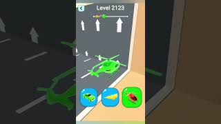 Shape Shifting 2 GAMEPLAY Level No 2123 Walkthrough  New Update Car Racing Shorts ShapeShifting [upl. by Nueoras]