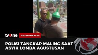 Asyik Ikut Lomba 17 Agustus Pencuri di Bakauheni Diciduk Polisi  Ragam Perkara tvOne [upl. by Ecnarwal]