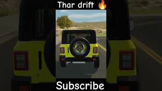 Thar drift 🔥 attitude status viralvideo [upl. by Lihp]