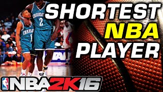 NBA 2K16 Shortest NBA Player Muggsy Bogues [upl. by Hailed462]