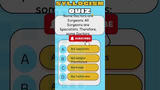 Syllogism Practice Questions 12  Syllogism Reasoning Tricks  Genius Gird Syllogism reasoning [upl. by Rimidalg]