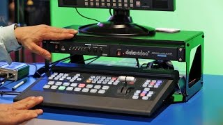 NAB 2015 Datavideo SE700 Switcher amp NVS25 Streaming Server [upl. by Schacker592]